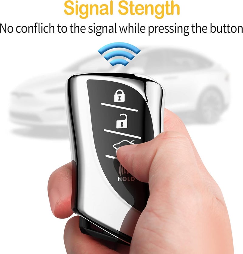 Sindeda Lexus Key Fob Cover with Keychain - Image 5