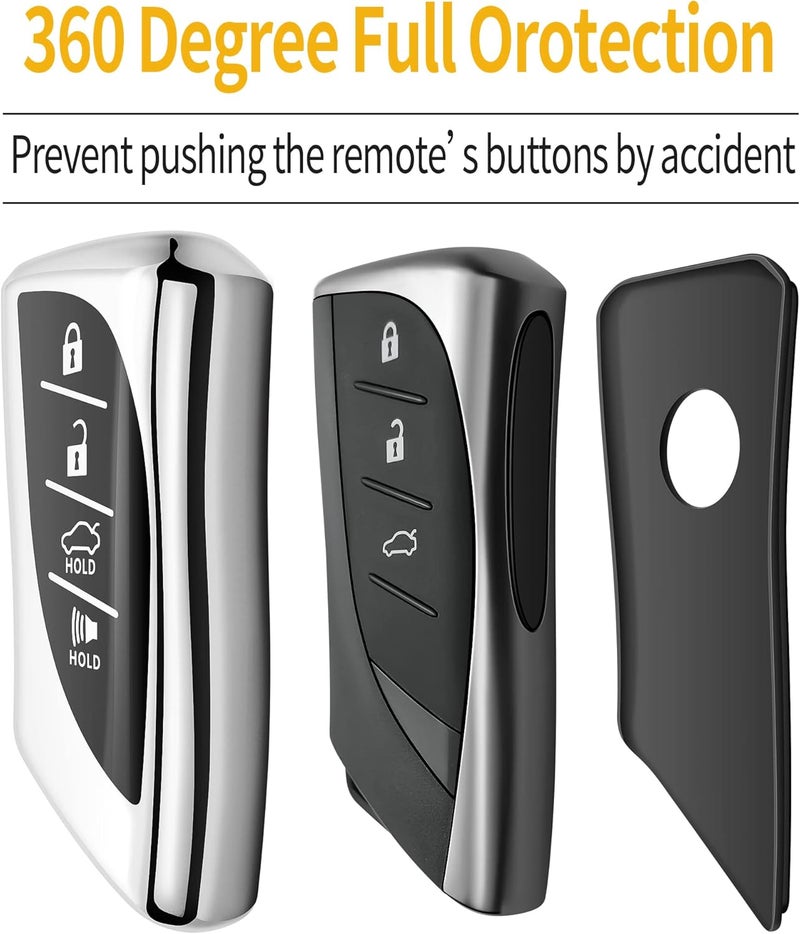 Sindeda Lexus Key Fob Cover with Keychain - Image 4