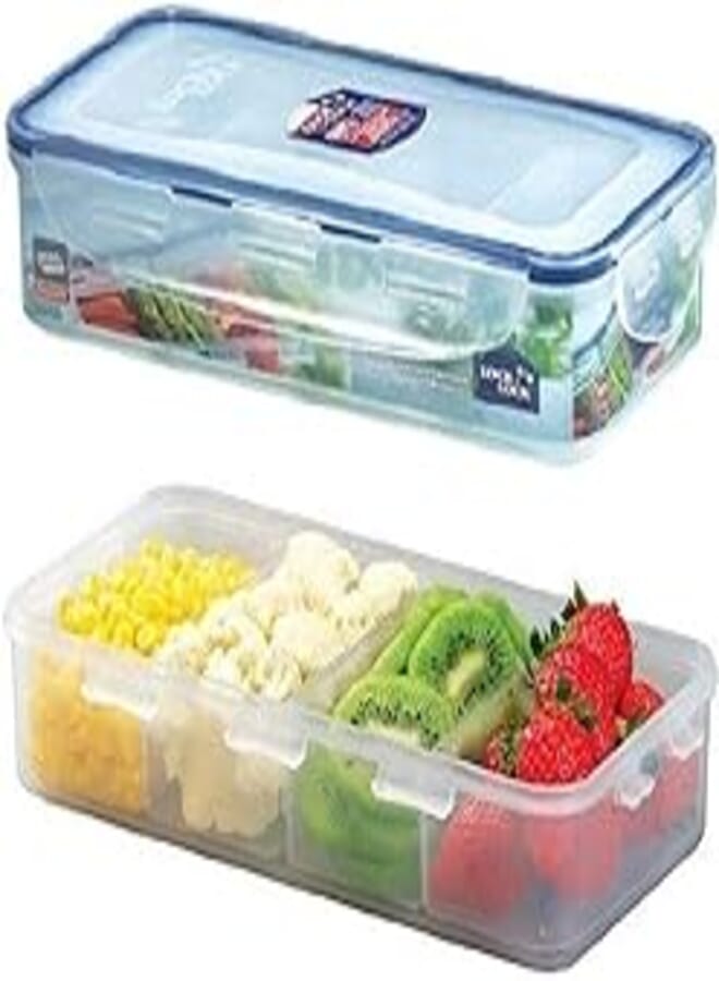 LocknLock Divided Plastic Container 1.6L