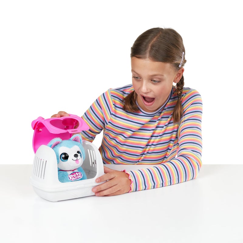 Pets Alive Pet Shop Surprise S3 Puppy Rescue Bull Dog by ZURU Surprise Puppy Plush Ultra Soft Plushies Compound Surprises Inside Interactive Toy Pets Electronic Speak and Repeat - Image 5