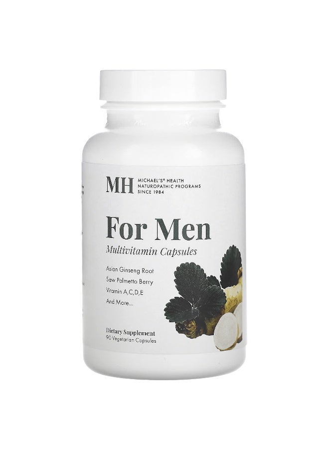 Michael's Naturopathic Michael's Naturopathic, For Men, Multivitamin Capsules , 90 Vegetarian Capsules - Image 1