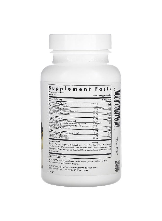 Michael's Naturopathic Michael's Naturopathic, For Men, Multivitamin Capsules , 90 Vegetarian Capsules - Image 2
