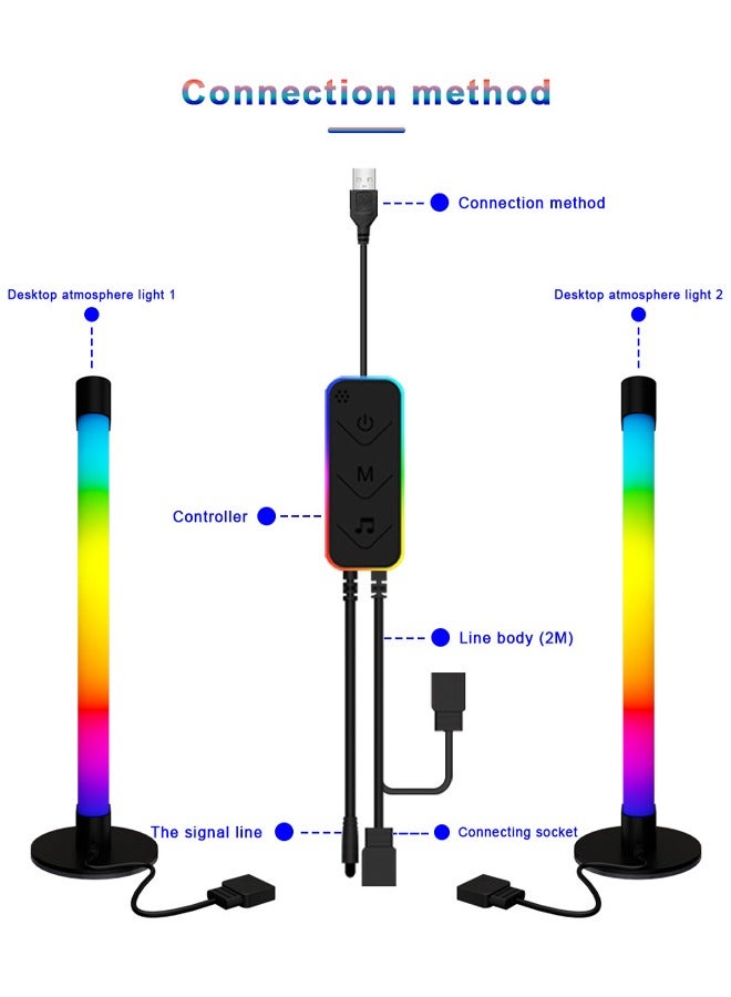 NKX RGB Magic Color TV background Music Color Lamp - Image 2