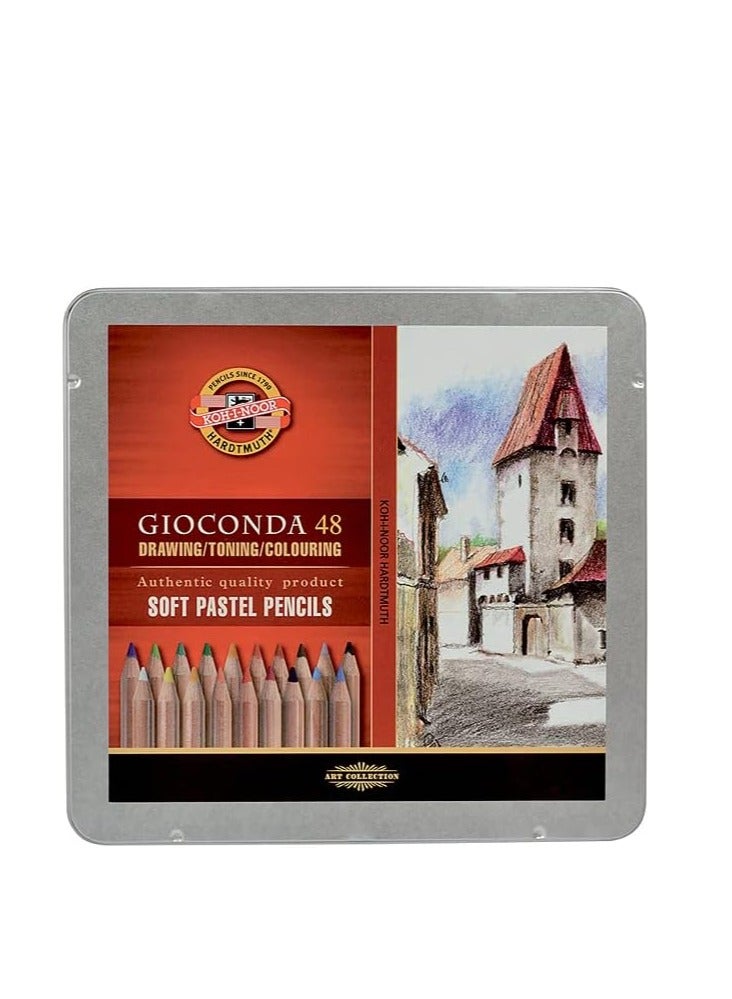 KOH-I-NOOR Set Of 48 Pastel Pencils