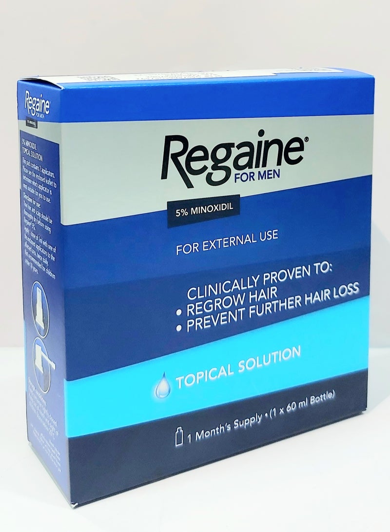 Regaine For Men 5% Minoxidil Topical Solution 60ml  - Image 2