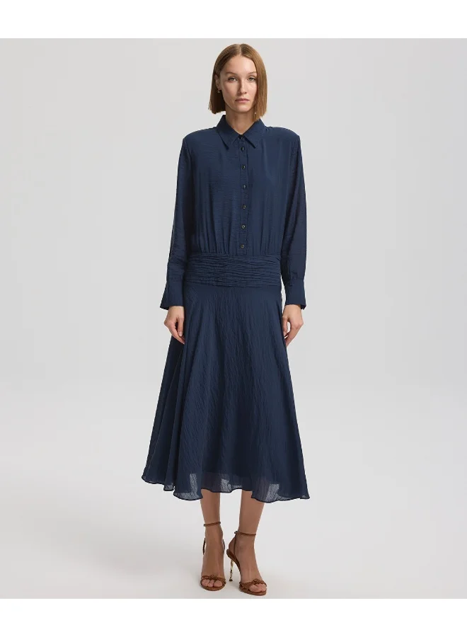 ابيكول Draped Midi Dress