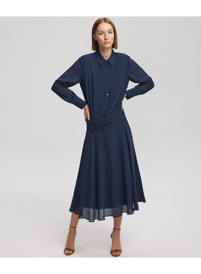 Ipekyol Draped Midi Dress - Image 4