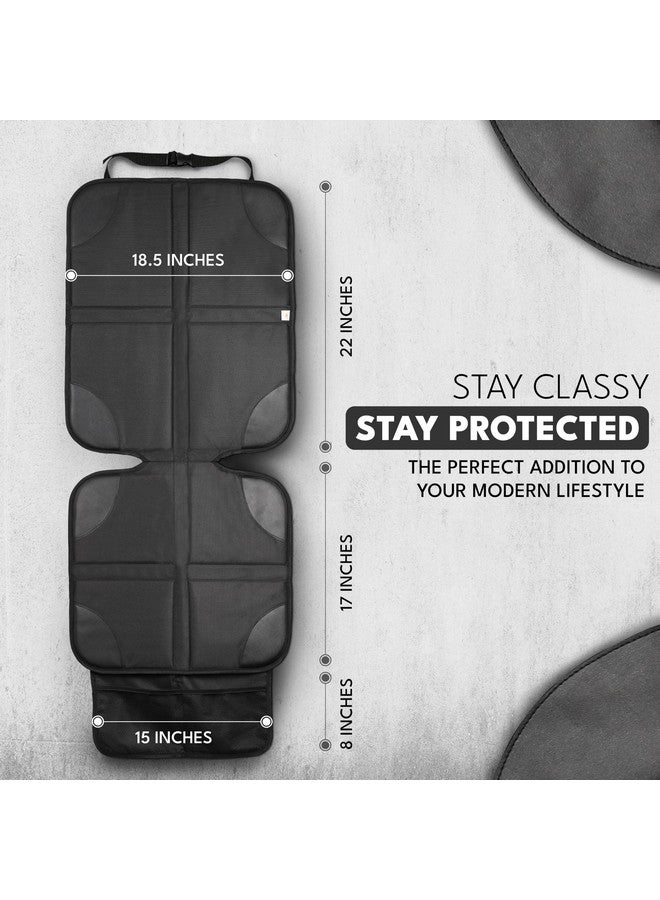 EcoNour 2 Pack Car Seat Protector for Child Car Seat | 600D Fabric |Non-Slip Waterproof Car Seat Cover Mat with Thick Padding | Carseat Cover for Baby Car Seat - Image 4