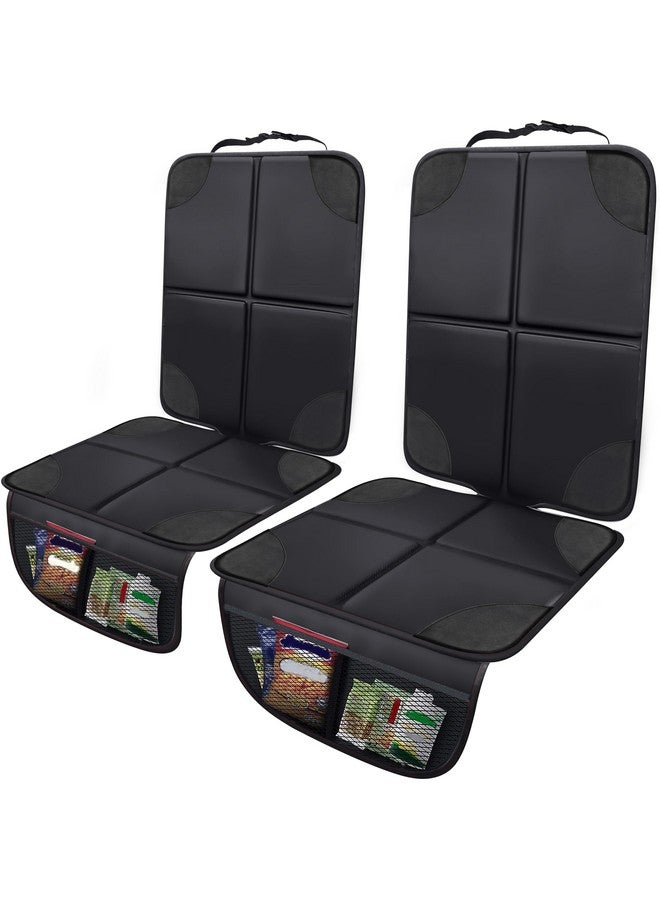 EcoNour 2 Pack Car Seat Protector for Child Car Seat | 600D Fabric |Non-Slip Waterproof Car Seat Cover Mat with Thick Padding | Carseat Cover for Baby Car Seat - Image 1