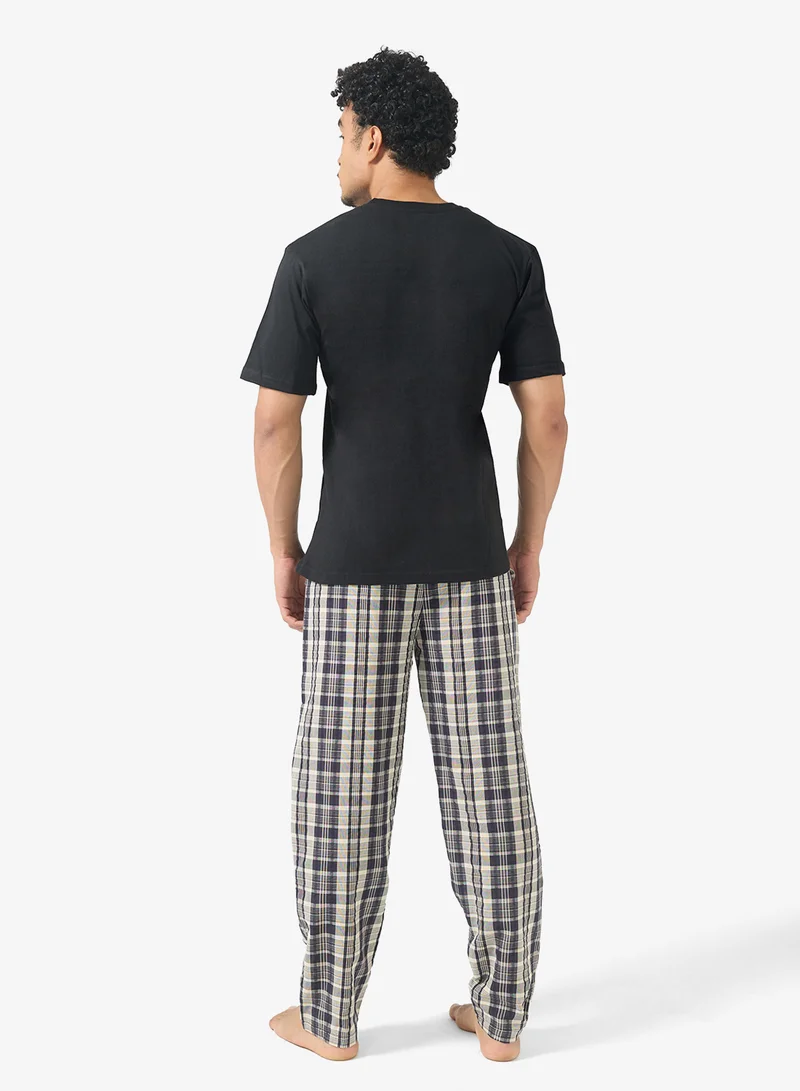 Robert Wood Nightwear T-Shirt & Pants Set