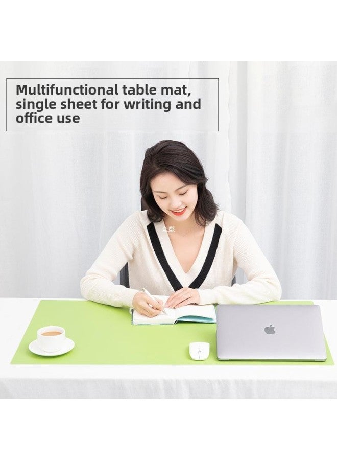 Desk Mat, Desk Mat, Office Desk Mat, Student Study Table, Kidsren's Desk Mat, Can Be Cut To Mouse-Color:Fashionable Gray (PVC Thickened 3.5mm) [mat For Primary School Students]-110x50cm - Image 4