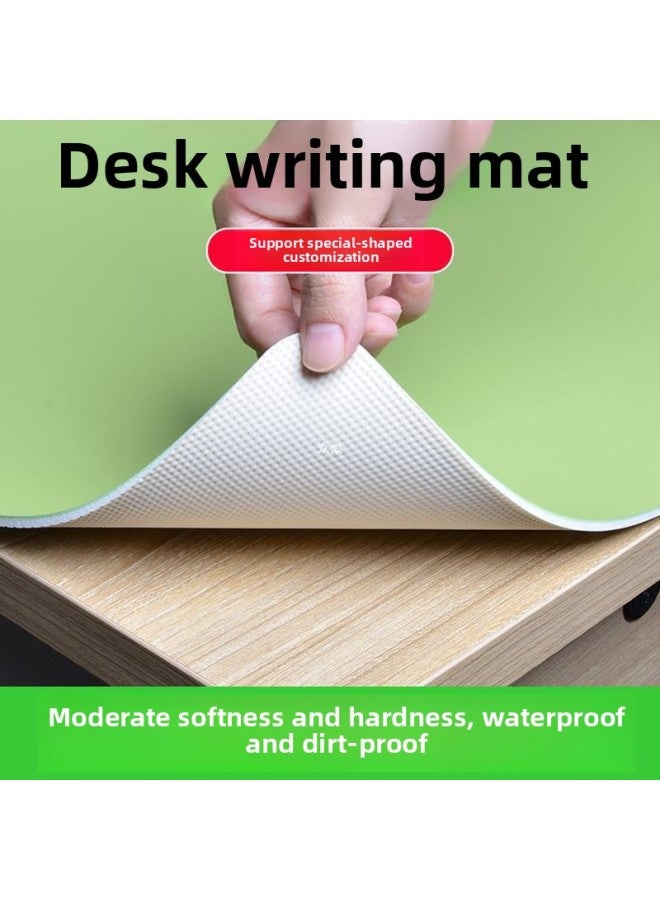 Desk Mat, Desk Mat, Office Desk Mat, Student Study Table, Kidsren's Desk Mat, Can Be Cut To Mouse-Color:Fashionable Gray (PVC Thickened 3.5mm) [mat For Primary School Students]-110x50cm - Image 2