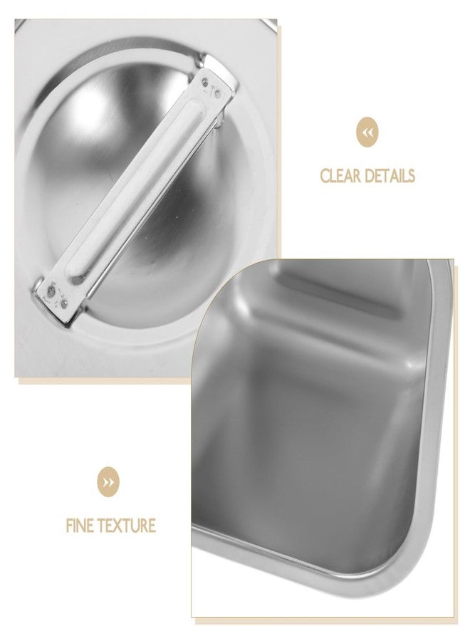 PRETYZOOM Freezer Stainless Steel Container Ice Cream Storage Box Metal Container with Lid Storage Containers Ice Cream Tub Ice Cream Storage Tubs Freezer Container Stainless Steel Storage Containers - Image 3