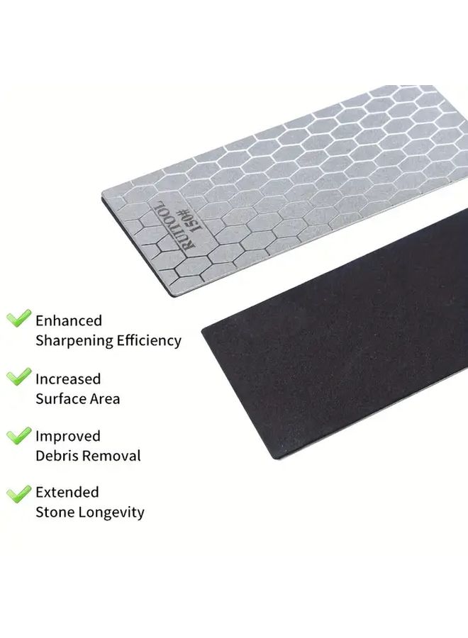 4pcs Diamond Sharpening Stone Set 150 200 400 1000 Grit with Non Slip Base - Image 5