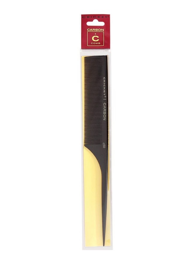 Cricket C50 Professional Hair Stylist Carbon Fine Tooth Rattail Comb Antistatic Heat Resistant Style Combs For Styling Teasing Parting Sectioning Hair Coloring Lifting  - Image 4