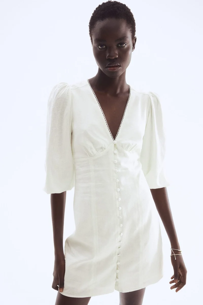 H&M Linen-blend dress