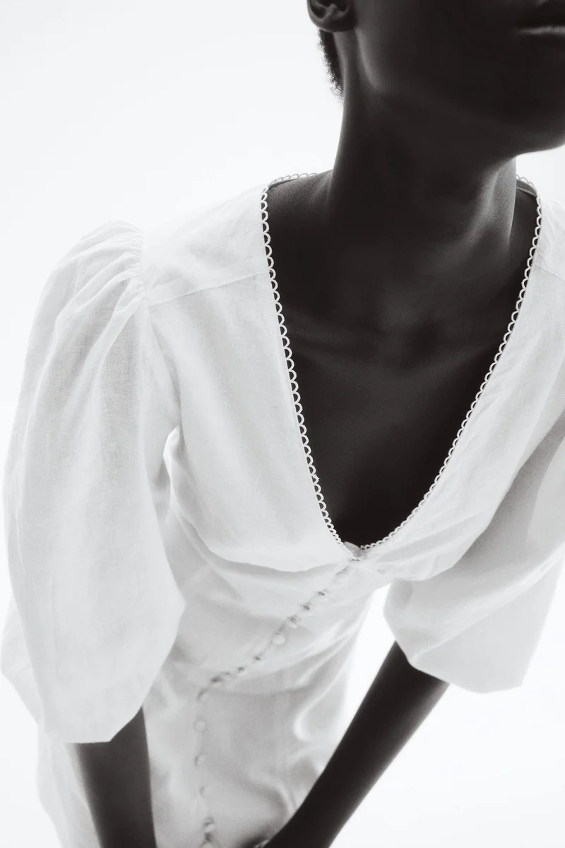 H&M Linen-blend dress