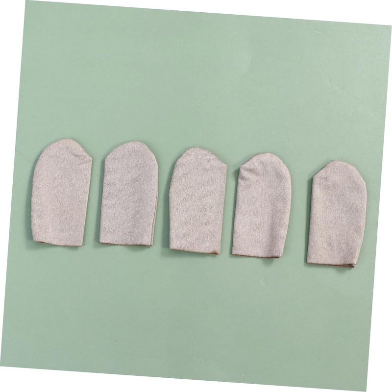Ultra Thin Finger Sleeves For Gaming 5PCS Grey Touch Screen Protectors Lightweight Comfortable - Image 3