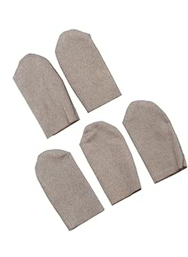 Ultra Thin Finger Sleeves For Gaming 5PCS Grey Touch Screen Protectors Lightweight Comfortable - Image 1