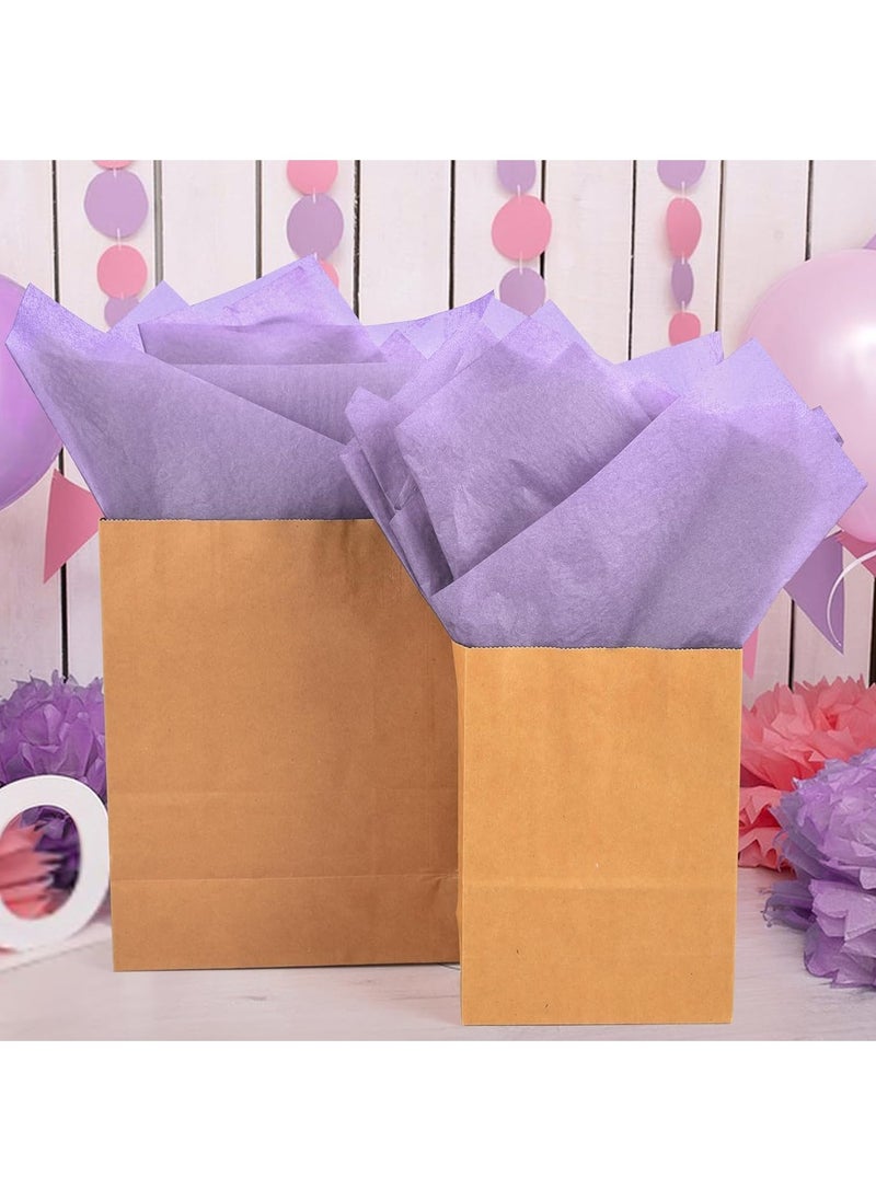MARKQ Light Purple Gift Wrapping Tissue Paper Sheets for DIY Crafts, Gift Bags, Holidays, Birthdays, 50 x 75 cm (50 Sheets)  - Image 3
