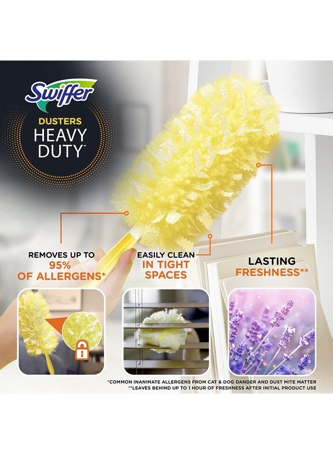 Swiffer Dusters Heavy Duty Multi-Surface Duster Refills for Cleaning, Lavender Scent, 11 Count  - Image 2