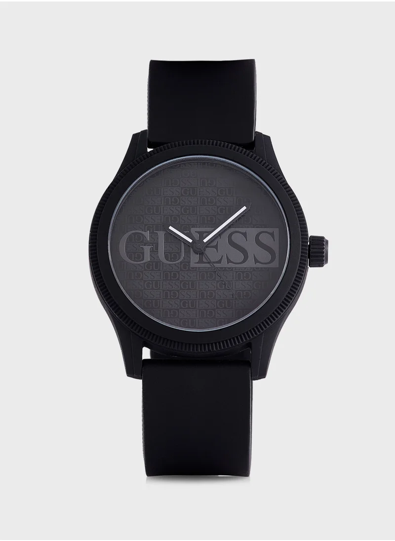 جس Reputation Pu Strap Analog Watch