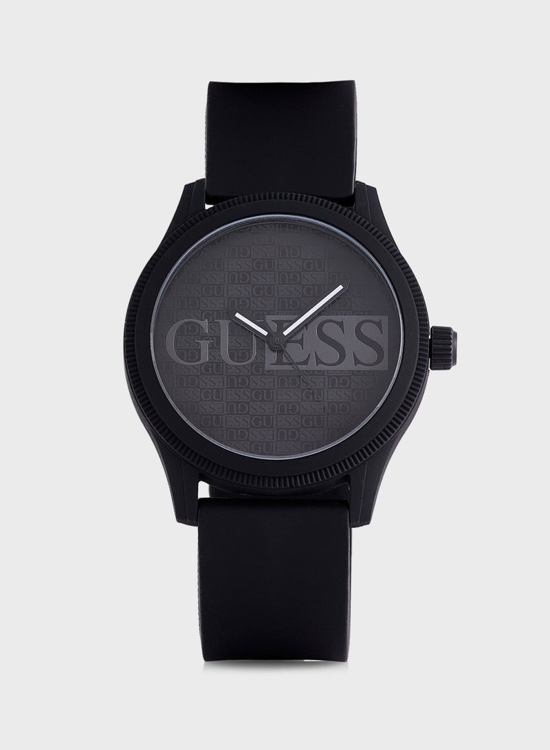 GUESS Reputation Pu Strap Analog Watch  - Image 1