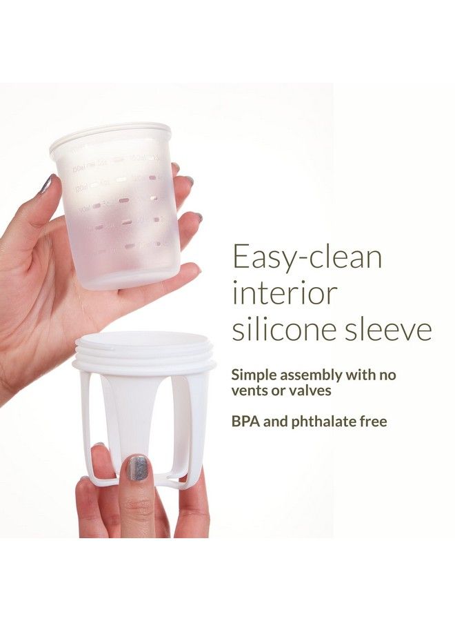 Kiinde Active Latch Silicone Baby Bottle Anti Colic Leak Proof Easy To Clean Includes 2 Medium Flow Active Latch Nipples With Covers 4 Ounce 2 Count Green - Image 4