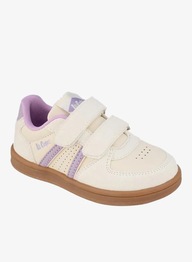 Lee Cooper LILAC Girls Hook & Loop Ankle School Sneakers for Women | Best Price UAE