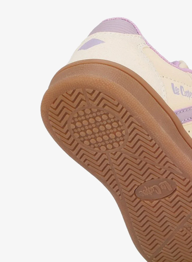 Lee Cooper LILAC Girls Hook & Loop Ankle School Sneakers for Women | Best Price UAE