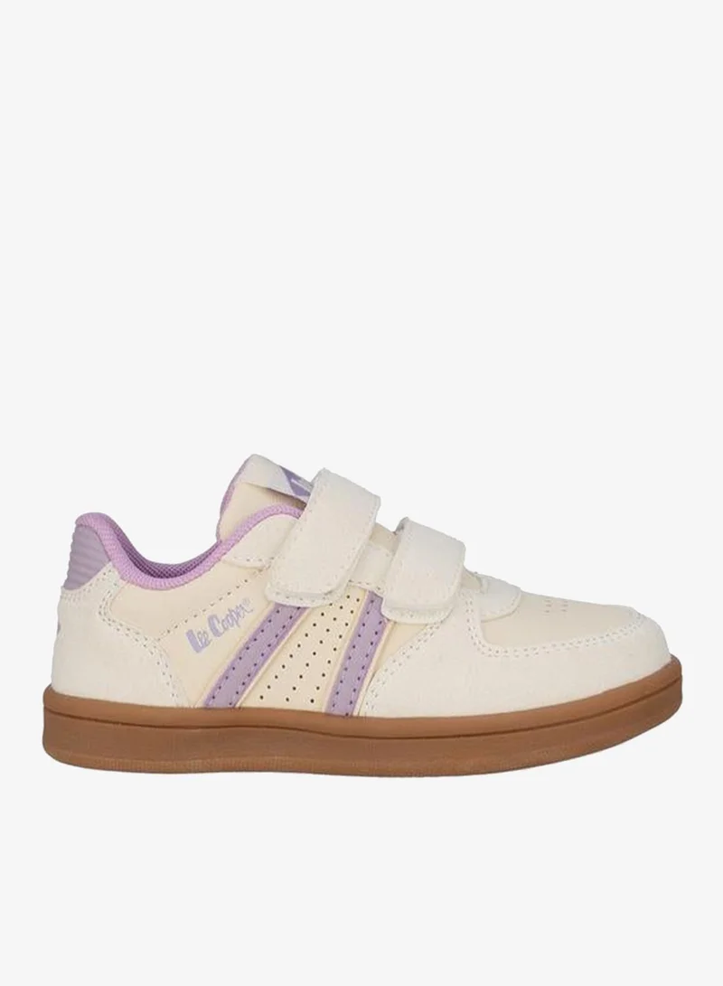 Lee Cooper LILAC Girls Hook & Loop Ankle School Sneakers for Women | Best Price UAE