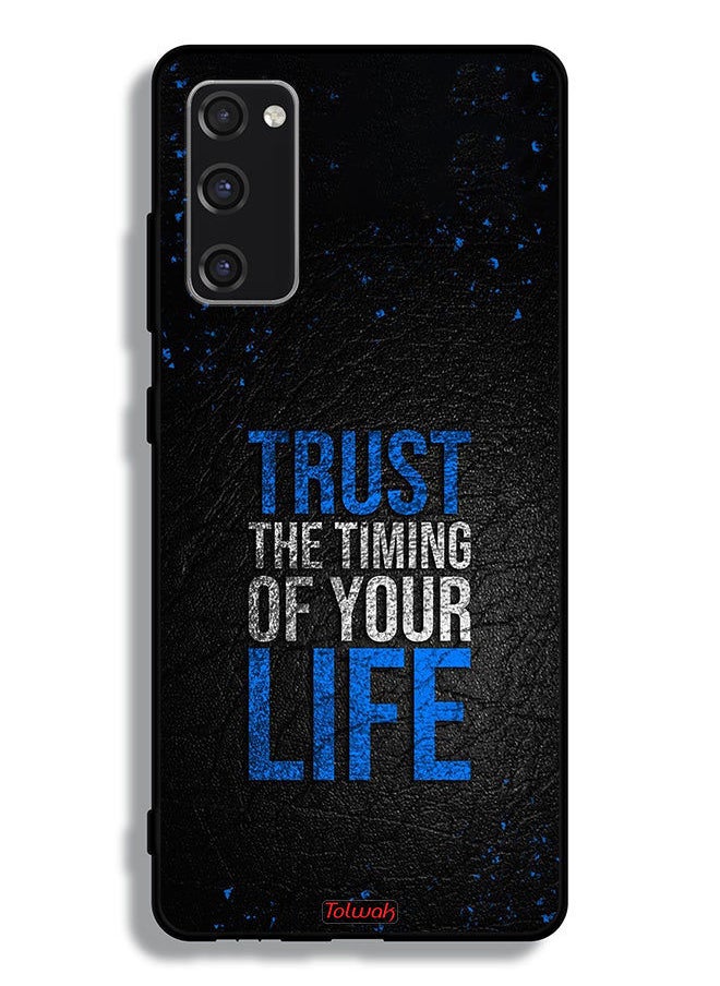 Tolwak Samsung Galaxy S20 FE 5G Protective Case Cover Trust The Timing Of Your Life  - Image 2