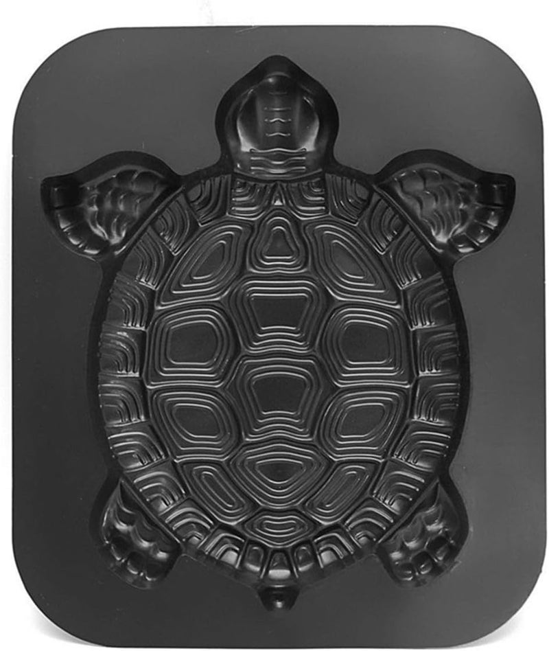 woobles Turtle Shape Stepping Stone Mold Concrete Cement Mould Walk Maker Driveway Paving Stepping Brick Maker (Black) - Image 2