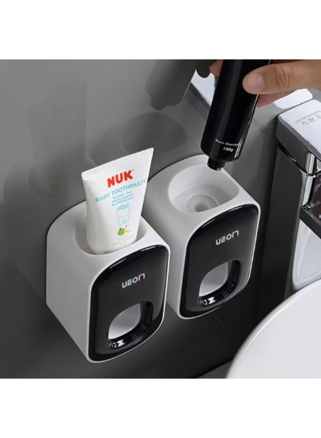 Automatic Toothpaste Dispenser for Kids 6+ Years – Wall Mounted Toothbrush Holder & Squeezing Dispenser, Contactless Design, Modern Bathroom Organizer, Durable Plastic Material - Image 2