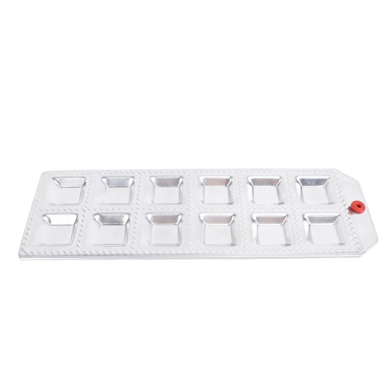 Square Ravioli Maker: 12 Hole Aluminum Alloy - Multifunctional & Durable Dumpling Making Tool for Home Kitchen, Restaurant and Family Gathering - Image 5