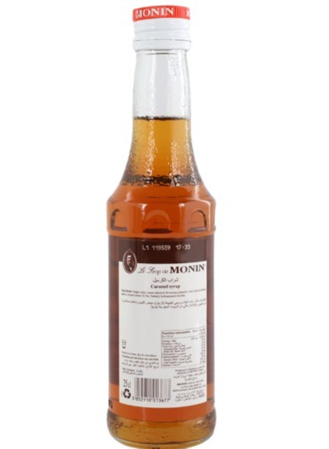 Monin Caramel Flavoured Syrup - 250 ml - Image 2