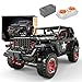MOCBROPCS RC OffRoad SUV Wrangler Black Warrior Building Kits 18 Scale Pickup Truck Car with Remote Control Lights Challenge Building Blocks Gift for Technical Enthusiasts Adults Teens Age 14 2272PCS - Image 2