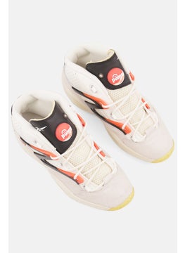 Reebok Men Question Pump Lace Up Basketball Shoes, White  - Image 4