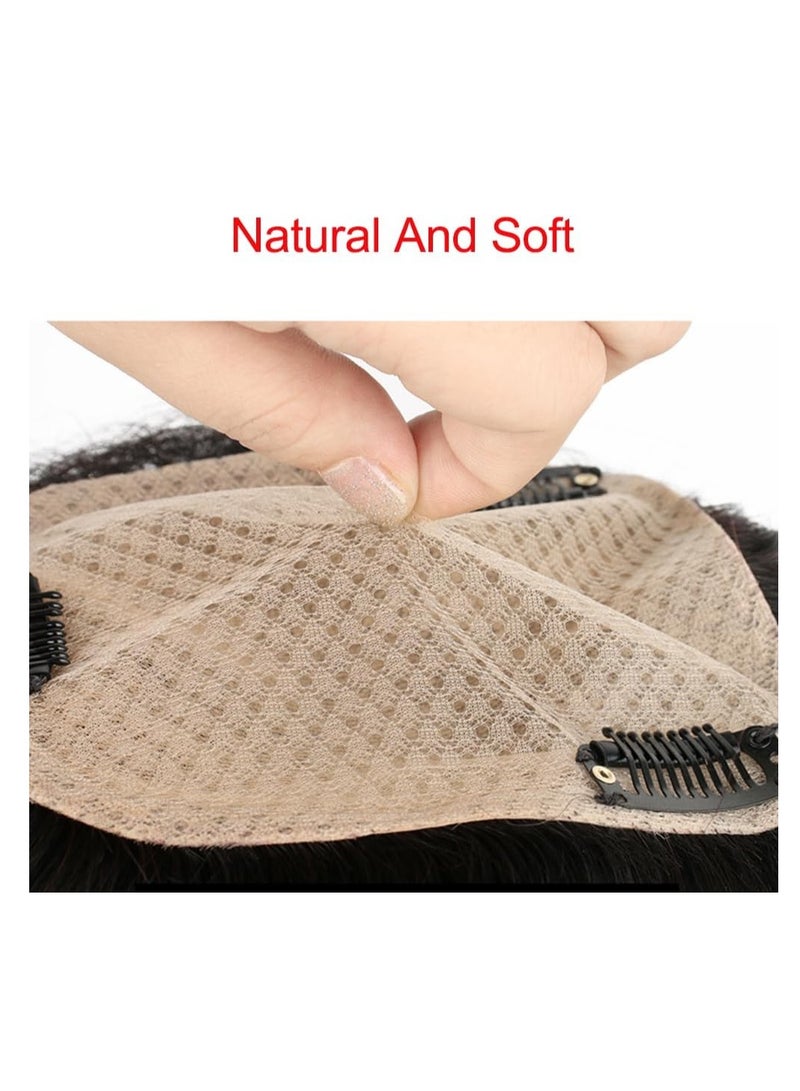 إستيل توب حريري (طول الشعر 30 سم، توب أسود طبيعي 9X14) - Image 4