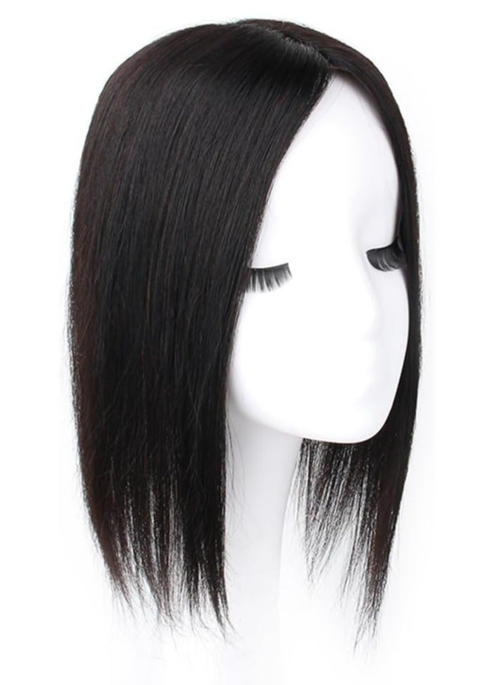 إستيل توب حريري (طول الشعر 30 سم، توب أسود طبيعي 9X14) - Image 2