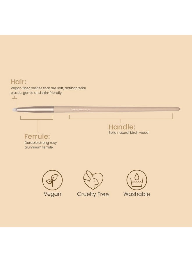 Milagro Beauty Eye Pencil Brush 56, Precision Brush For Inner Corner Highlighting, Lower Lash Line, And Detailed Eye Makeup | Powder & Cream Eyeshadow Blending And Detailing - Image 4