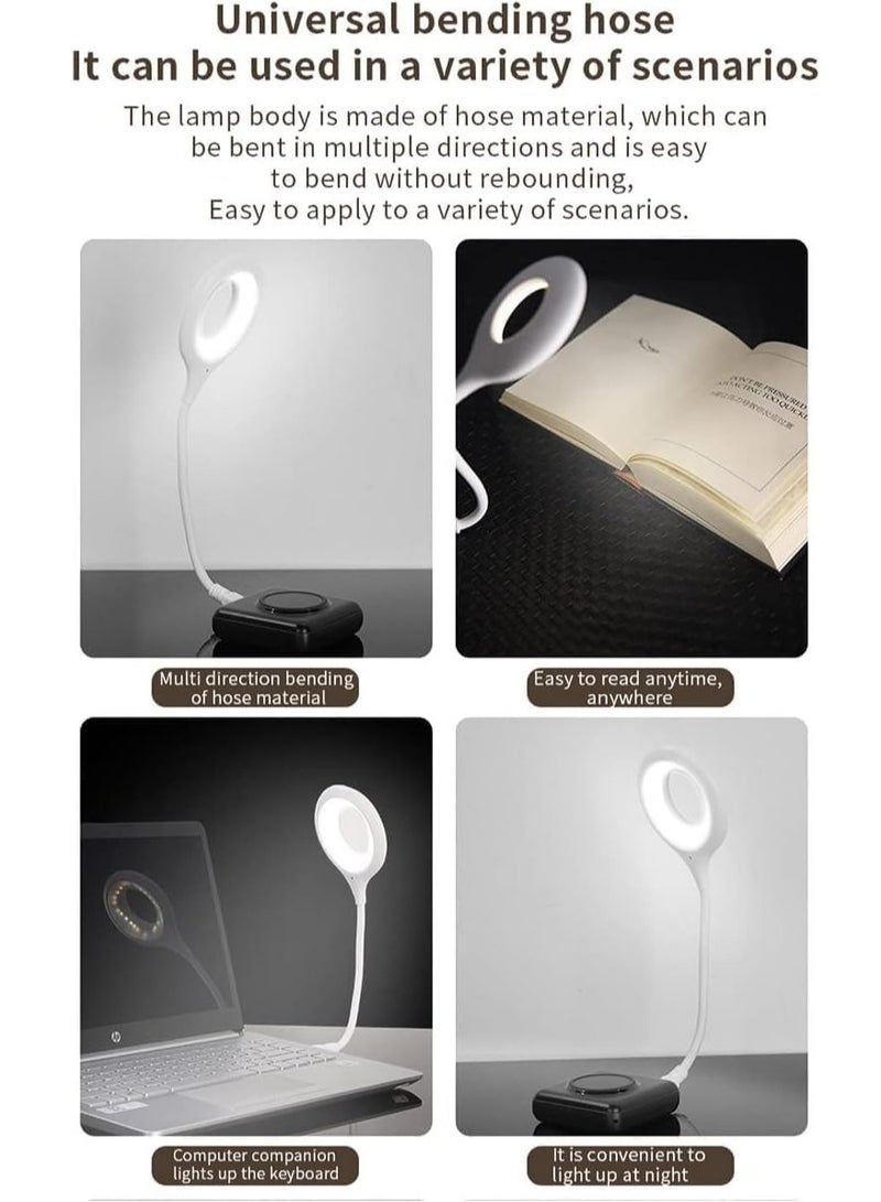 ELTRAZONE Voice Control USB Light for Laptop, Sound Activated 24 LED Night Lights for Bedroom, Lightweight Small LED Reading Light Lamp with Flexible Gooseneck for Power Bank Computer - Image 3