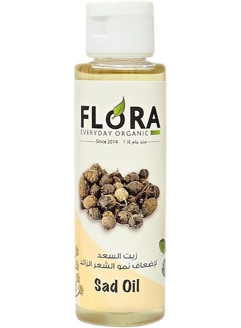 Flora Sad Oil to Weaken Excessive Hair Growth 100% Natural Cold Pressed Halal Essential Oil 125 ml - Image 1