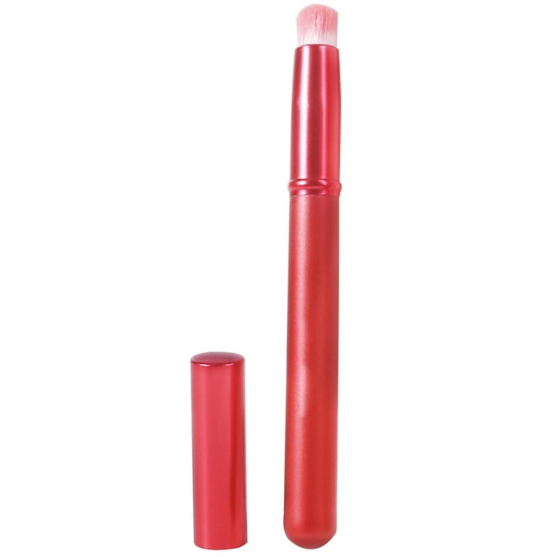 Healeved Lip Brush for Lipstick and Concealer Brush Wand with Cap, round Head Portable Makeup Tool for Precise Lip Balm Application and Blending, Travel-friendly Beauty Accessory - Image 1