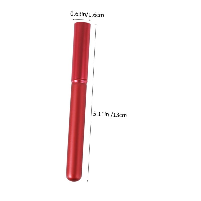 Healeved Lip Brush for Lipstick and Concealer Brush Wand with Cap, round Head Portable Makeup Tool for Precise Lip Balm Application and Blending, Travel-friendly Beauty Accessory - Image 2