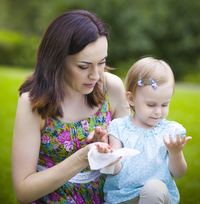 Care Touch Hand Sanitizer Wipes – 440 Individually Wrapped Packets (Box of 4, 110 Wipes Each) - Image 2