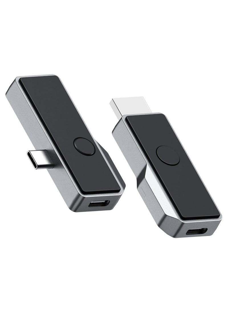 Generic - Wireless HDMI Transmitter and Receiver Kit, Type-C 3.1 Compatible (with DP Protocol) for Phones/Tablets/Laptops, Plug & Play, Portable Wireless HDMI Extender for Streaming to HDTV/Projector/Monitor. - Image 1