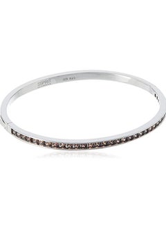 Collection ELRG91632 A180 Women"s Bracelet 925 Sterling Silver Rhodium Plated Glass Zirconia ELBA91038C600 perseus Angular Autumn Brown