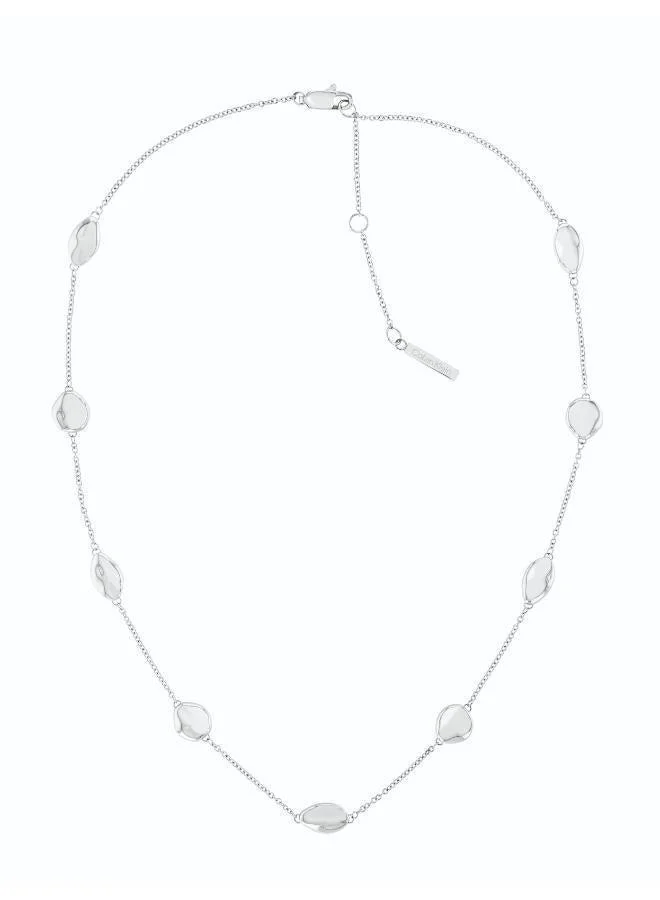 CALVIN KLEIN Steel Bead With Chain Necklace