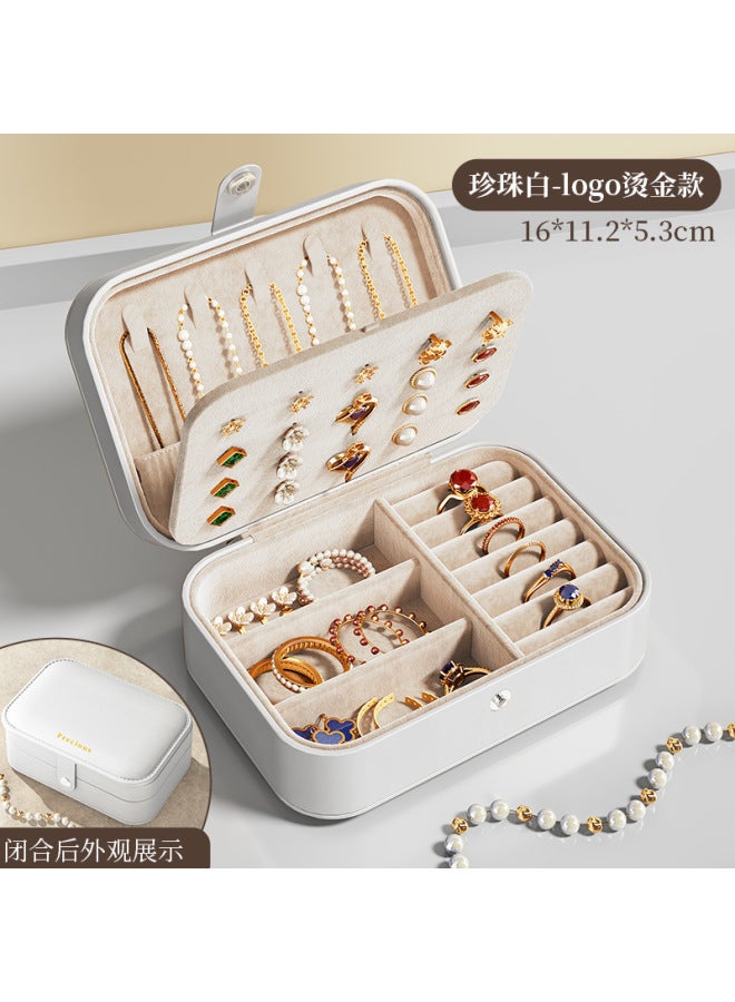 Xingyou elry Storage Box High-grade Exquisite Gold elry Necklace Earrings Earrings Small Portable Special For Travel